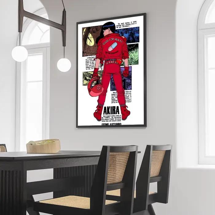 Affiche de Dessin Animé A-akira Auto-Adhésive en Papier Imperméable