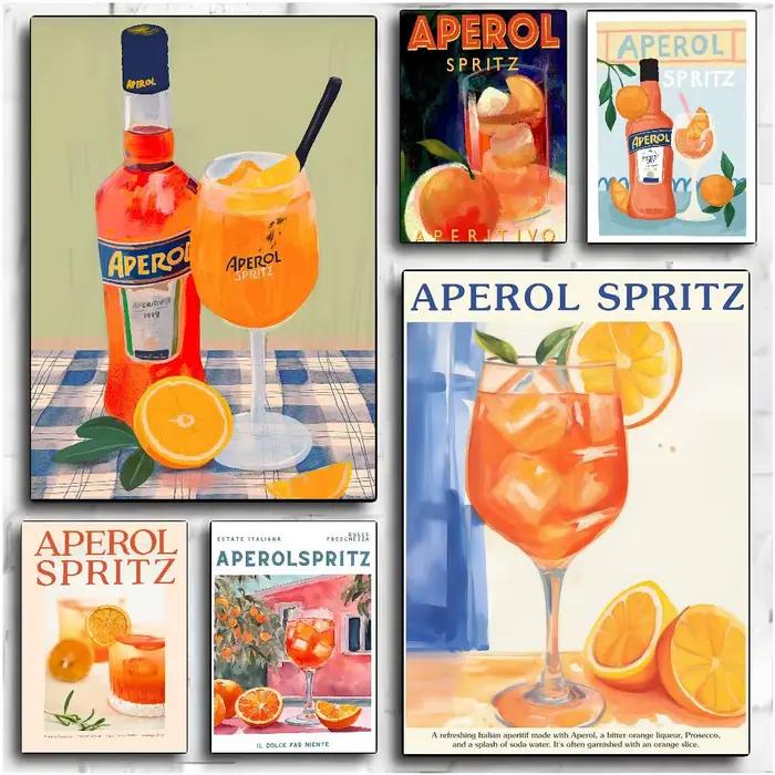 Affiche de vin italien A-Aperol spritz