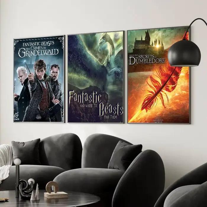 Affiche sur toile de monstres fantastiques et où les trouver