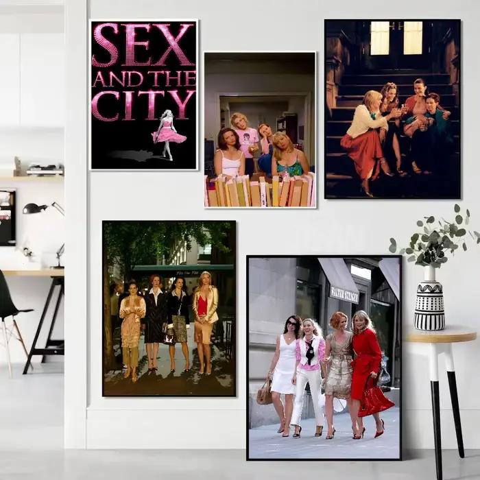 Affiches vintage classiques de la série télévisée Sex And The City