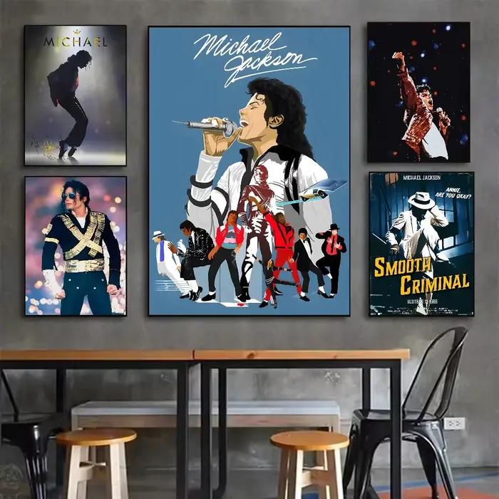 Peinture sur toile de musiciens et chanteurs