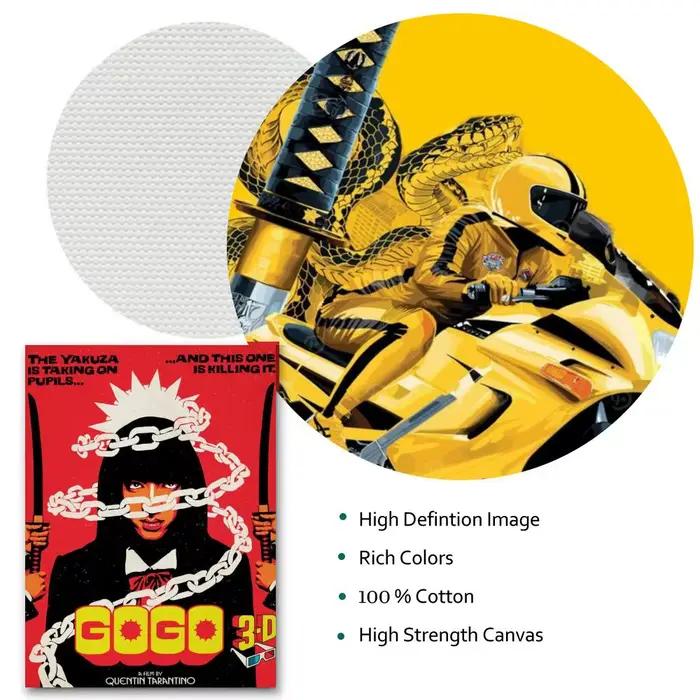 Kill Bill film Cool peinture calligraphie impression HD toile personnalisée murale Art affiche Photos pour salon décor à la maison