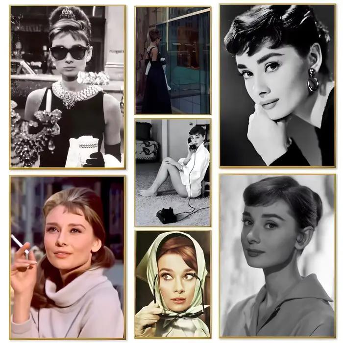 Affiche intemporelle A-Audrey Hepburn