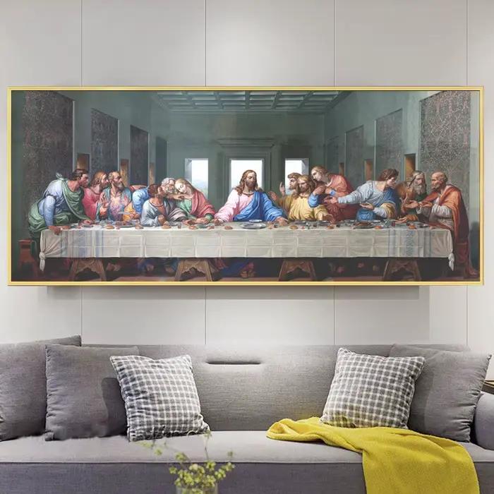 Da Vinci – peinture à l'huile sur toile célèbre