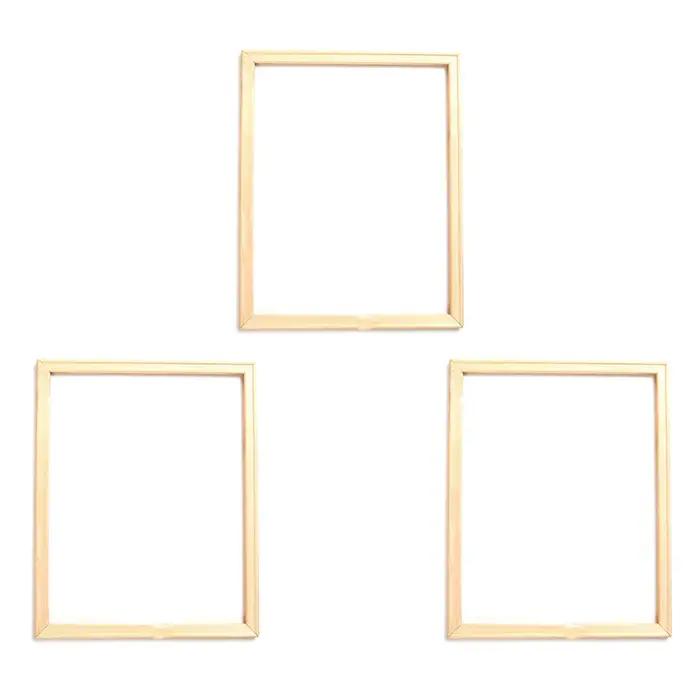 3Pcs 40X30cm cadre en bois bricolage cadres Photo Art adapté à la décoration intérieure peinture numérique diamant