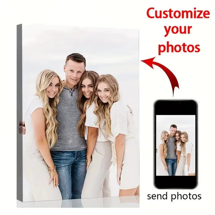 Impression de photos personnalisées sur toile encadrée