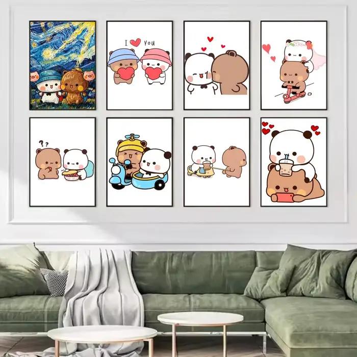 Affiche de dessin animé mignon D-Dudu Bubu