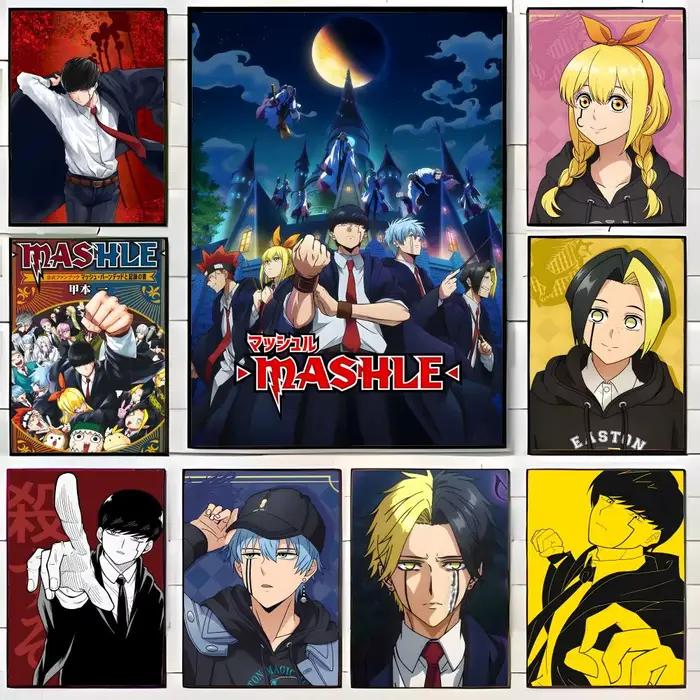 Affiche murale décorative de manga comique Mashle: Magic and Muscles, impression artistique, décoration murale, décoration de la maison, cadeau, sans cadre