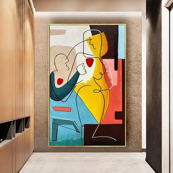 Affiche Murale Classique Scandinave Faite à la Main