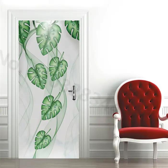 Papier peint palmier vert