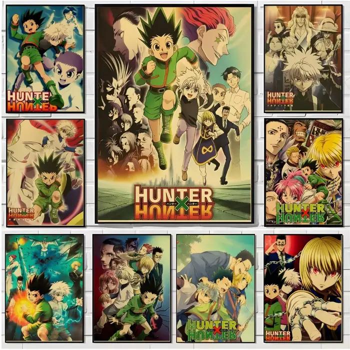 Autocollants d'affiche de dessin animé h-hunter X Hunter