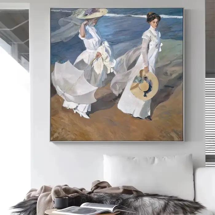 Promenade – affiche abstraite sur toile