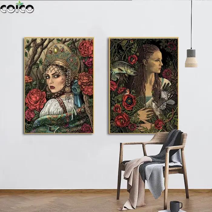 Peinture sur toile de nickel é de sirène