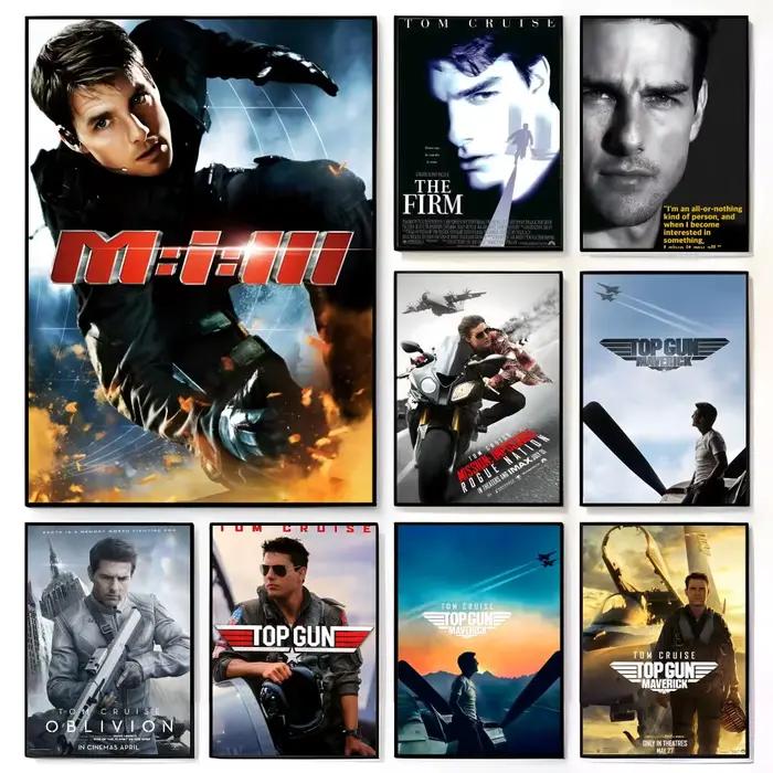 Affiche de l'acteur Tom Cruise Top Gun Mission Impossible