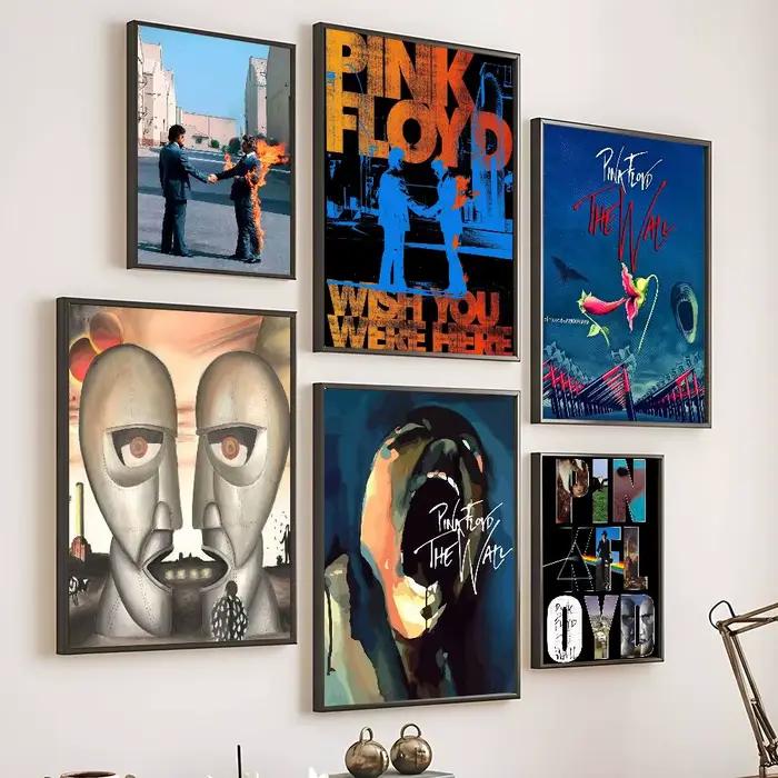 Rock p-rose f-floyd affiche papier étanche impression chambre décor autocollants Art décoration murale