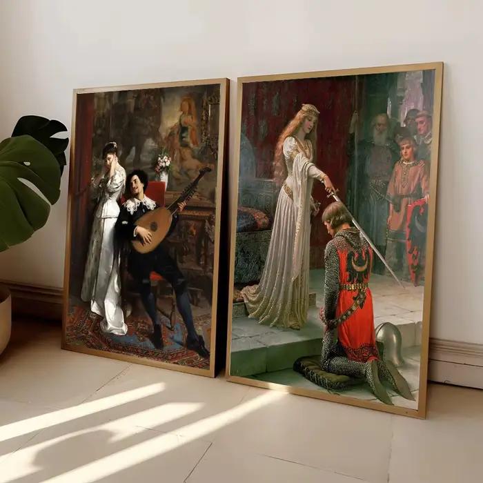 Portrait de Mona Lisa Napoléon traversant les Alpes