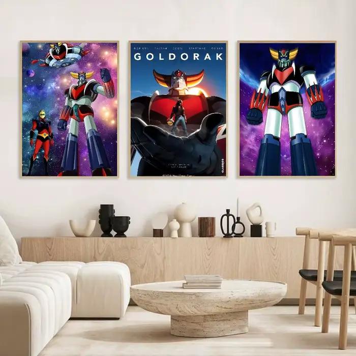 Robot g-ororak classique Anime affiche HD décor à la maison mur collant étanche