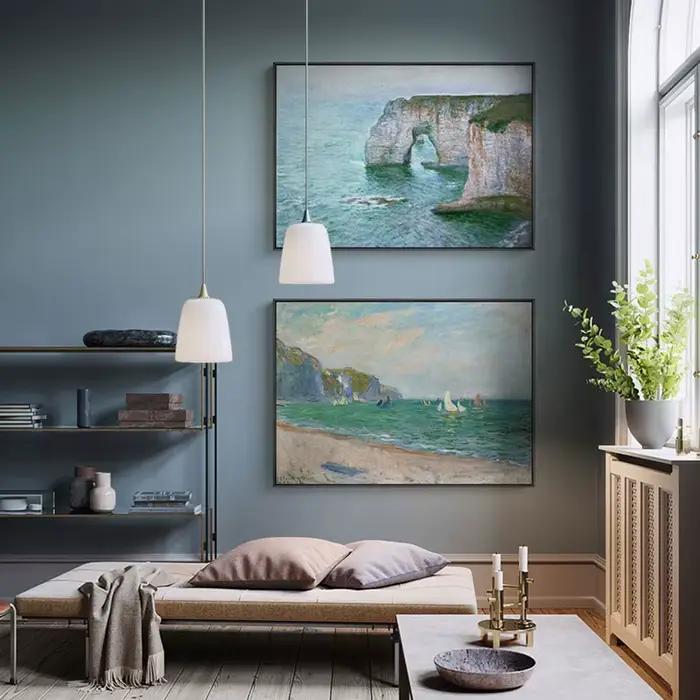 Peinture décorative moderne abstraite de Monet