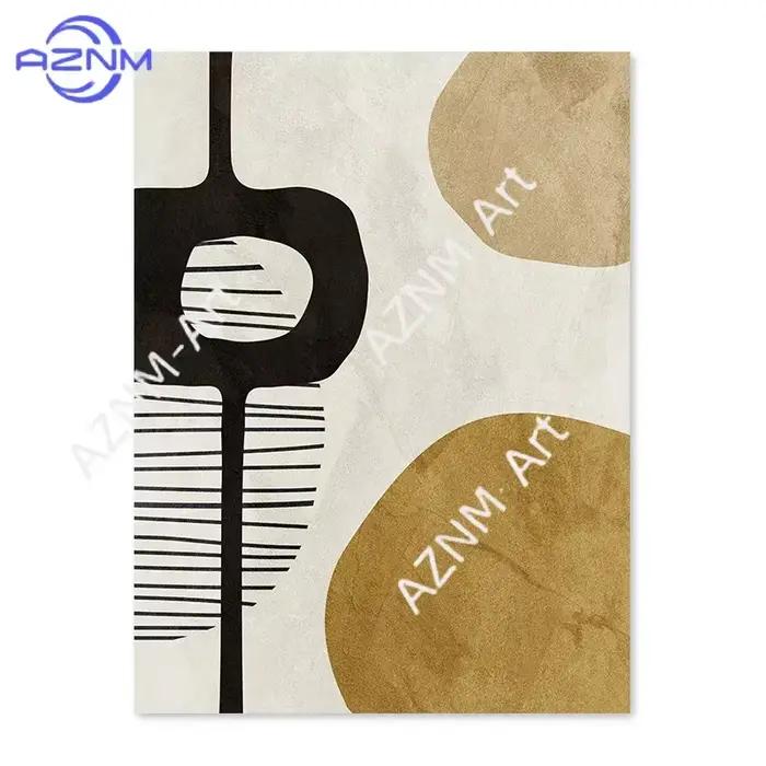Lot de 1/3 tableaux triptyques minimalistes