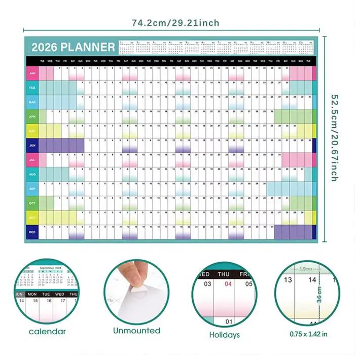 Nouveau calendrier 2026 grand