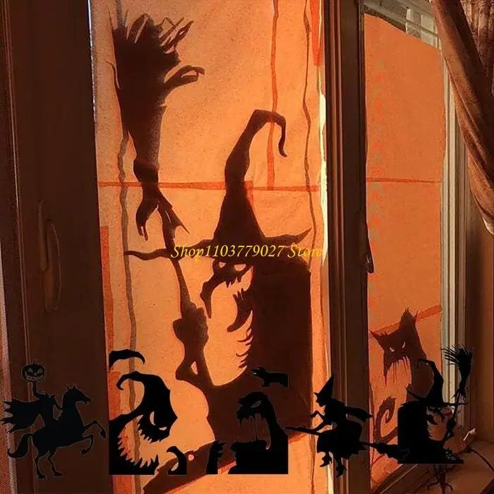 C4DF – autocollant statique imperméable en PVC pour Halloween