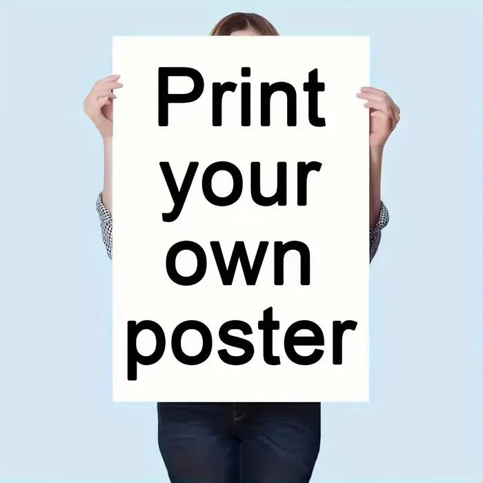 Affiches personnalisées à imprimer soi-même