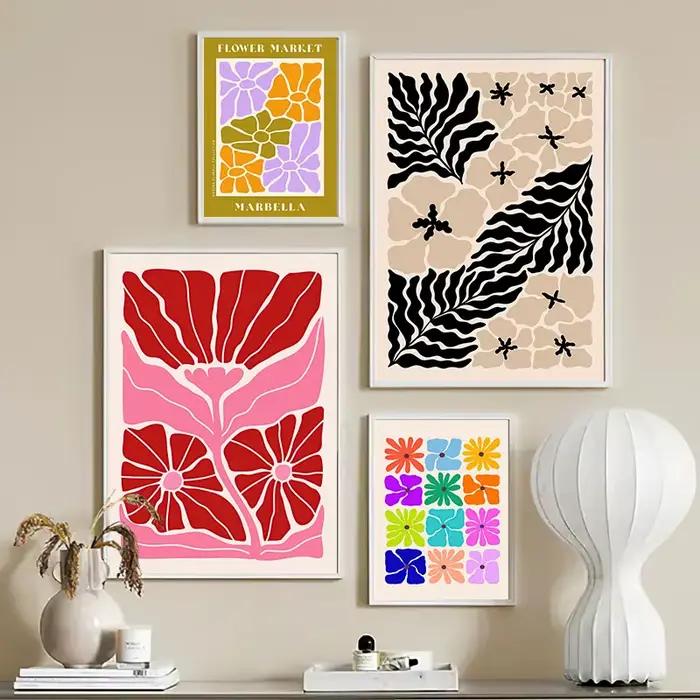 Affiches et imprimés de plantes abstraites