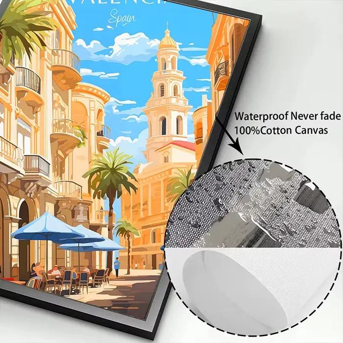 Espagne voyage Paris Gran Canaria Barcelone Madrid Granada affiche toile peinture mur Art photo pour salon décor à la maison