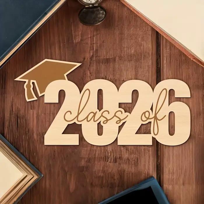 Tableau d'affichage en bois en forme de classe 2026 2026