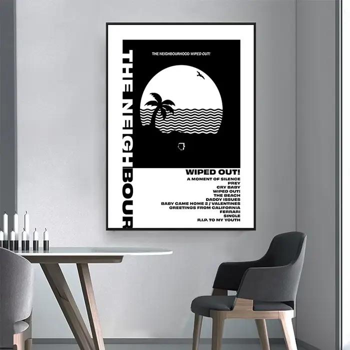 The Music Neighbourhood Landscape Album Cover Art Posters