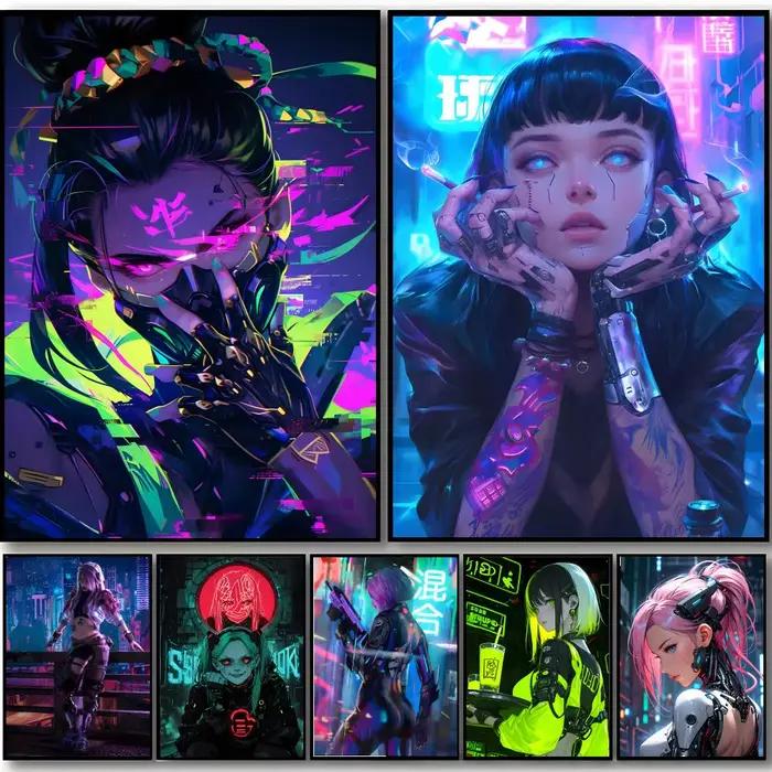 Affiche cool C-Cyberpunk G-Girl