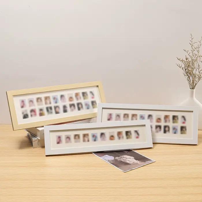 Cadre photo avec verre transparent