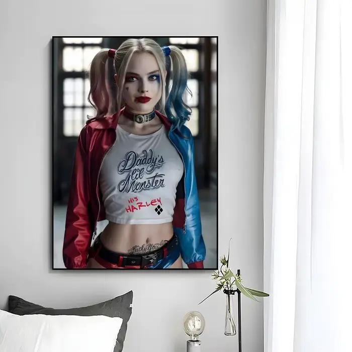 Affiche murale H-Harley Quinn