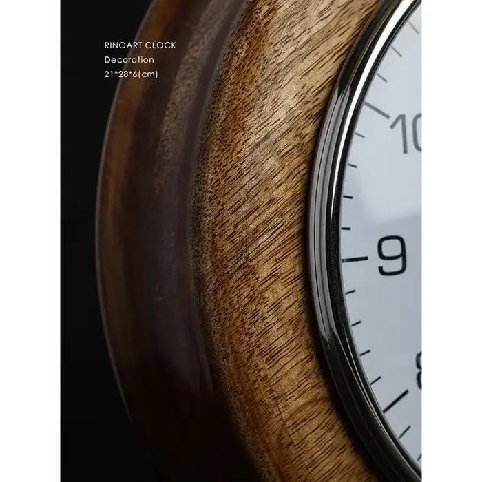 Horloge Antique en bois de manguier