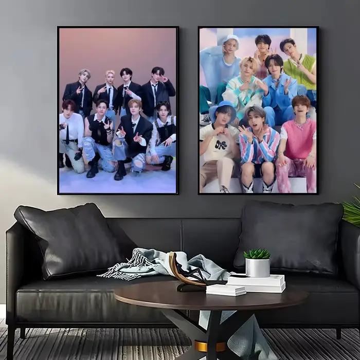 Affiche KPOP S-Stray K-Kids, art mural HD, impression Vintage imperméable, décoration pour la maison, bricolage, durable