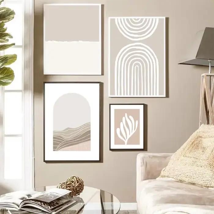 Affiche abstraite beige de Matisse