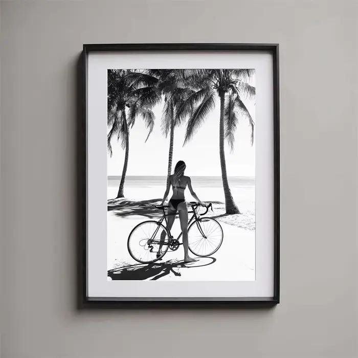Affiche d'art de plage tropicale