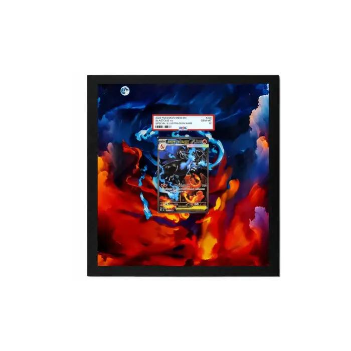 Cadre d'affichage magnétique Mega Charizard pour cartes TCG PSA TAG