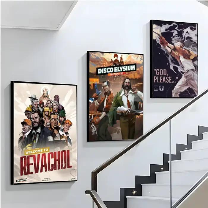 Affiche de jeux classiques D-Disco Elysium
