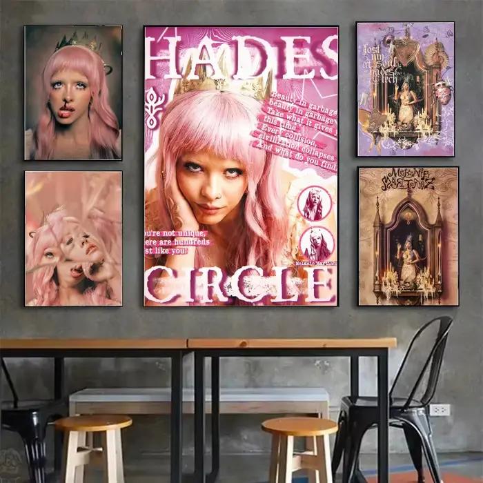 Affiche décorative murale Singer Melanie Martinez Hades 2026 pour salons