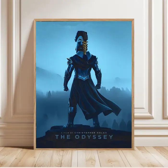 Affiche du dernier film « L'Odyssée » de Christopher Nolan, impressions sur toile, peinture murale « L'Odyssée », images décoratives pour la maison et la chambre