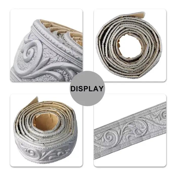 Bande de garniture murale autocollante 3D