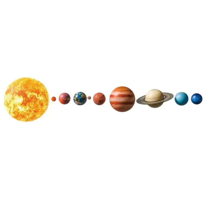 Autocollant Mural planète du système solaire 3D