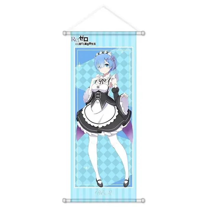 Affiches de l'anime Re:Life in A Different World From Zero Rem Ram Emilia Beatrice