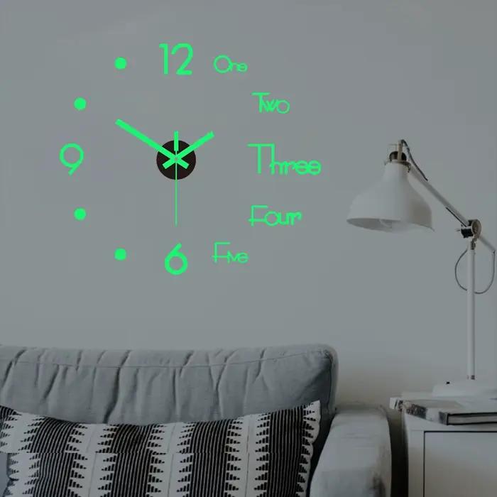 Horloge murale sans cadre