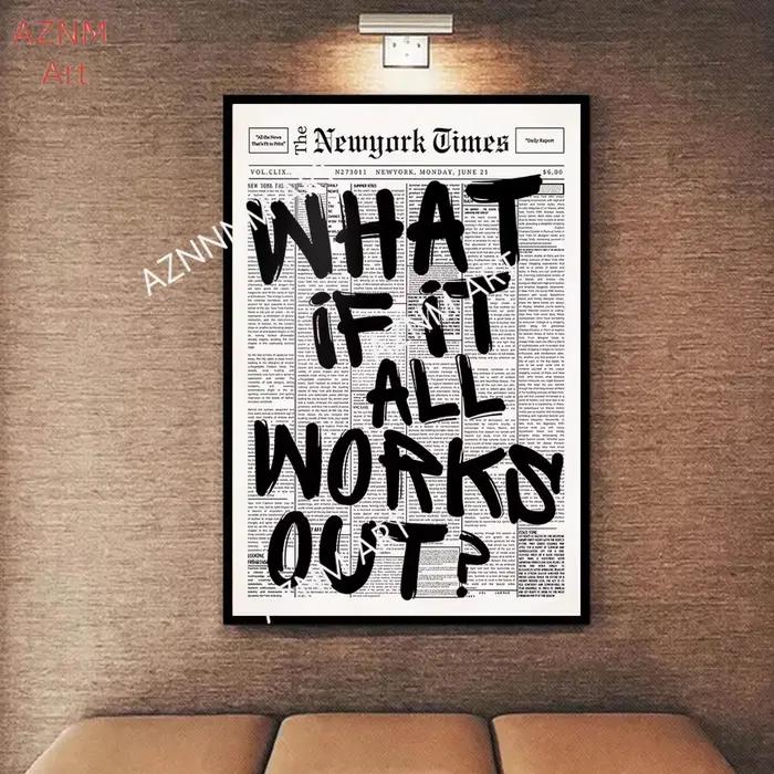 Affiche de journal 1 pièce