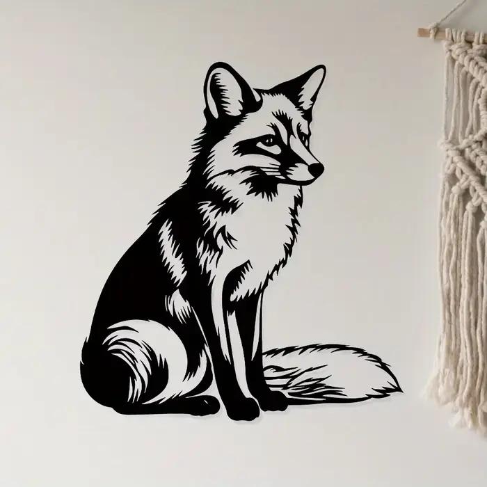 Décoration murale élégante en métal sculpté à la main