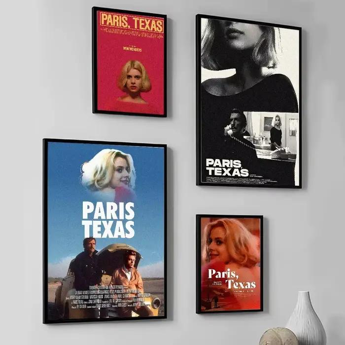 Affiche de film de route classique Paris Texas