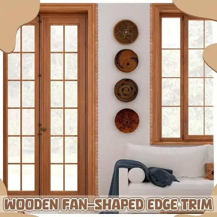 Essentiel pour les familles - Table murale décorative en bois ondulé