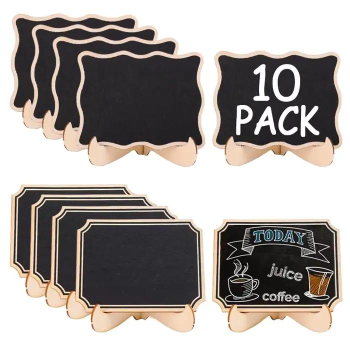 Mini tableaux noirs portables en bois